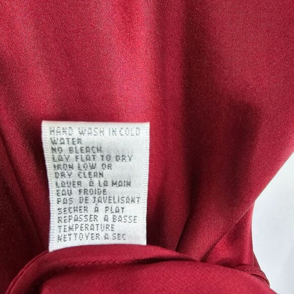 NK IMODE Dylan Urban Silk Chemise in Red - Size S - Picture 8 of 10